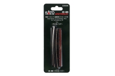 KATO-Lemke K20-465 - N - Blechträgerbrücke Geländer innen, gebogen, R 448 mm 15° - rot